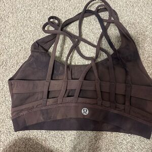 Lululemon Athletica Brown Strappy Sports Bra